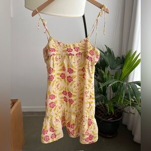 Natalie Martin Floral Print Mini Dress